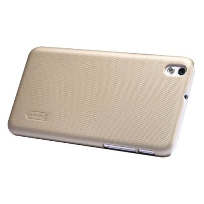 Nillkin Frosted Shield HTC Desire 816 plastikinis šampaninis dėklas - nugarėlė su ekrano plėvele/ Priedai.lt
