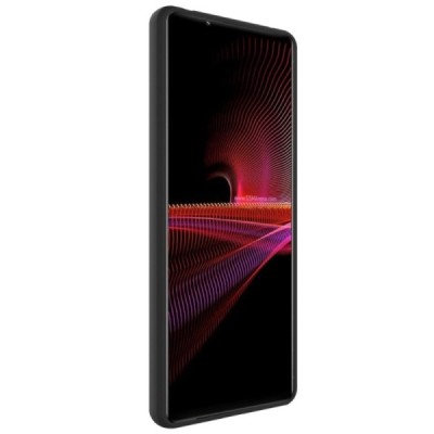 Sony Xperia 1 III „Imak“ kieto silikono TPU juodas dėklas - nugarėlė | Priedai.lt