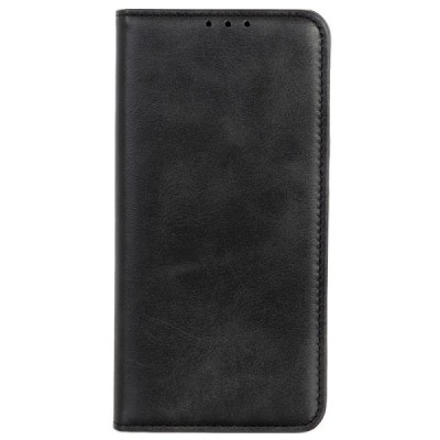 OnePlus Nord 2 „Split“ juodas odinis atverčiamas dėklas - knygutė | Priedai.lt