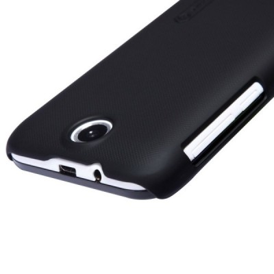 Nillkin Frosted Shield HTC Desire 310 plastikinis juodas dėklas - nugarėlė su ekrano plėvele / Priedai.lt
