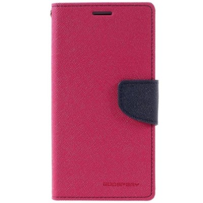 Samsung Galaxy J5 2016 (J510) Mercury rožinis atverčiamas dėklas - piniginė | Priedai.lt