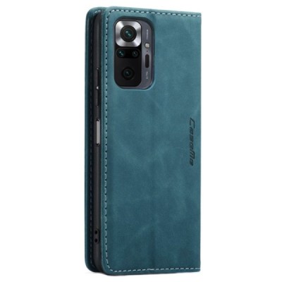 Xiaomi Redmi Note 10 Pro CaseMe Retro solidus atverčiamas žalias odinis dėklas - knygutė | Priedai.lt