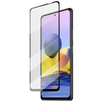 Xiaomi Redmi Note 10S (Note 10 4G, Poco M5s) „Mocolo“ 9H Tempered Glass sustiprintos apsaugos juodas pilnai dengiantis apsaugini