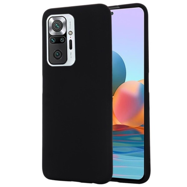 „Shell“ kieto silikono (TPU) dėklas - juodas (Redmi Note 10 Pro)