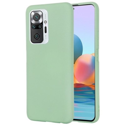 Xiaomi Redmi Note 10 Pro Shell kieto silikono TPU žalias dėklas - nugarėlė | Priedai.lt