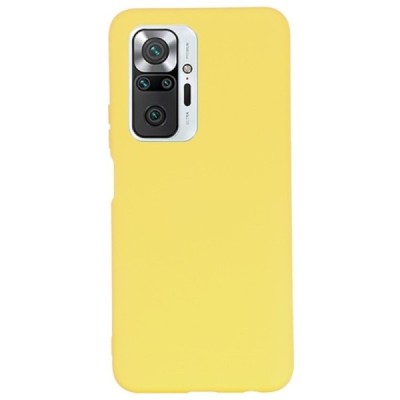 Xiaomi Redmi Note 10 Pro Shell kieto silikono TPU geltonas dėklas - nugarėlė | Priedai.lt