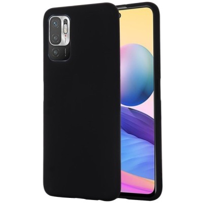 Xiaomi Poco M3 Pro (Redmi Note 10 5G) Shell kieto silikono TPU juodas dėklas - nugarėlė | Priedai.lt
