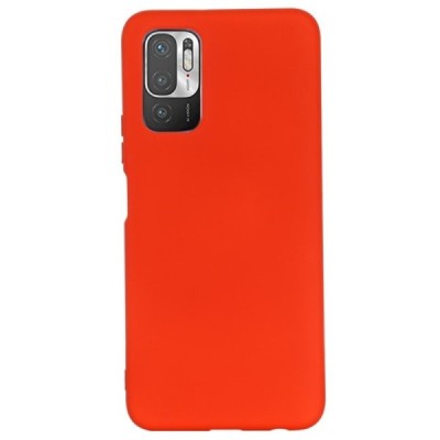 Xiaomi Poco M3 Pro (Redmi Note 10 5G) Shell kieto silikono TPU raudonas dėklas - nugarėlė | Priedai.lt