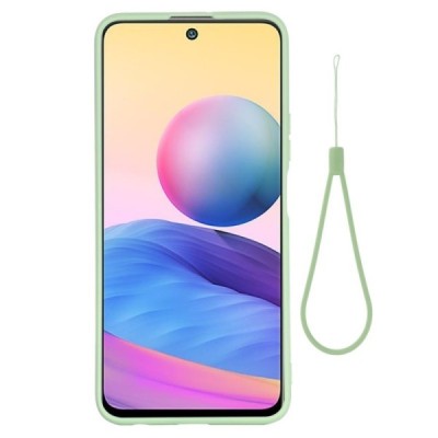 Xiaomi Poco M3 Pro (Redmi Note 10 5G) Shell kieto silikono TPU žalias dėklas - nugarėlė | Priedai.lt