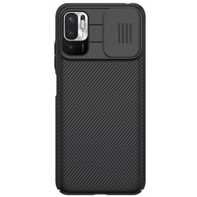 Xiaomi Poco M3 Pro (Redmi Note 10 5G) „Nillkin“ CamShield juodas dėklas, nugarėlė su kameros apsauga | Priedai.lt
