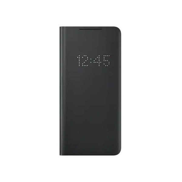 „Samsung“ Smart Led View Cover atverčiamas dėklas - juodas (Galaxy S21 Ultra)