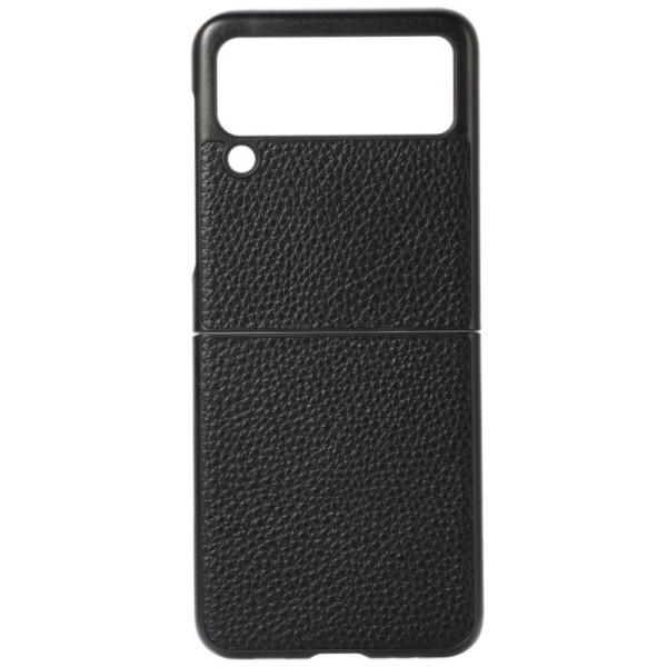 „Deluxe Leather“ dėklas - juodas (Galaxy Z Flip3)