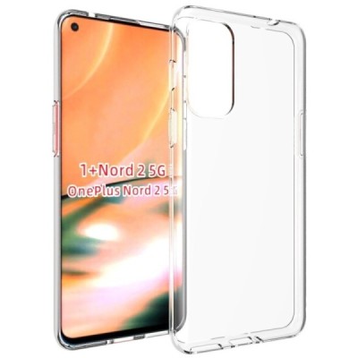 OnePlus Nord 2 kieto silikono TPU skaidrus dėklas - nugarėlė | Priedai.lt