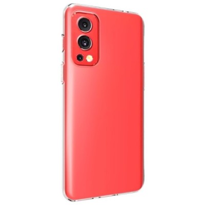 OnePlus Nord 2 kieto silikono TPU skaidrus dėklas - nugarėlė | Priedai.lt