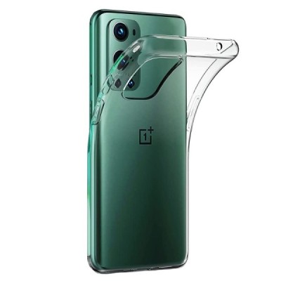 OnePlus 9 Pro skaidrus kieto silikono TPU ploniausias pasaulyje dėklas - nugarėlė | Priedai.lt