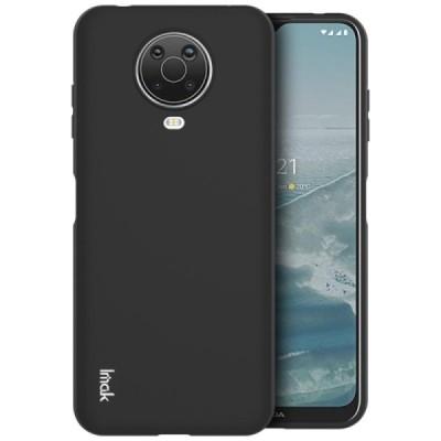 Nokia 6.3 (2021), G10, G20 „Imak“ kieto silikono TPU juodas dėklas - nugarėlė | Priedai.lt