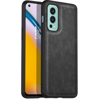 „Deluxe Leather“ OnePlus Nord 2 Max juodas odinis dėklas | Priedai.lt