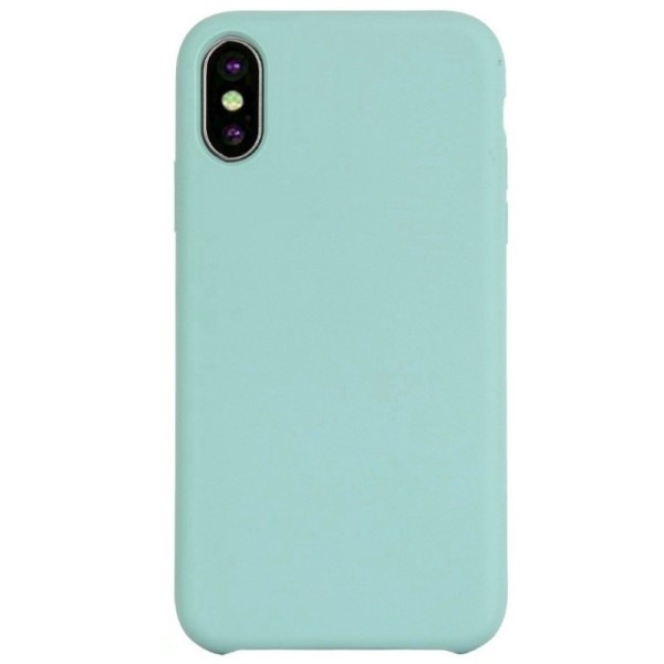 „Shell“ kieto silikono (TPU) dėklas - mėtinis (iPhone Xr)