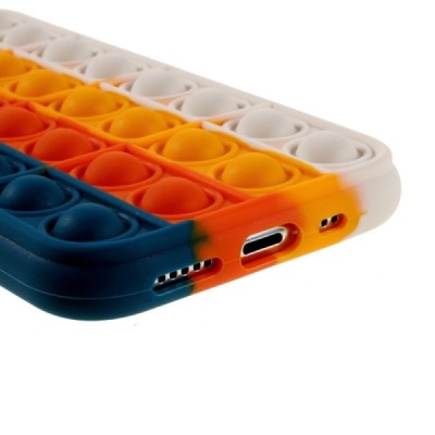 Apple iPhone 11 Pro „Popit“ Bubble minkšto silikono TPU mėlynas dėklas - nugarėlė | Priedai.lt