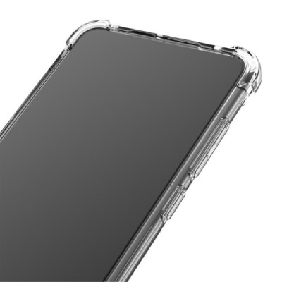 Sony Xperia 10 III Imak sustiprintos apsaugos kieto silikono TPU skaidrus dėklas - nugarėlė | Priedai.lt