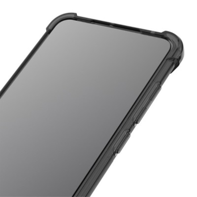 Sony Xperia 10 III Imak sustiprintos apsaugos kieto silikono pilkas TPU skaidrus dėklas - nugarėlė | Priedai.lt