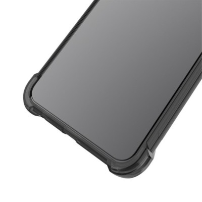Sony Xperia 10 III Imak sustiprintos apsaugos kieto silikono pilkas TPU skaidrus dėklas - nugarėlė | Priedai.lt