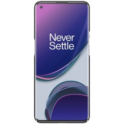Nillkin Frosted Shield OnePlus 9 Pro juodas plastikinis dėklas / Priedai.lt