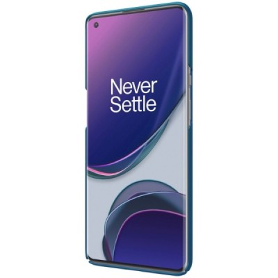 Nillkin Frosted Shield OnePlus 9 Pro mėlynas plastikinis dėklas | Priedai.lt