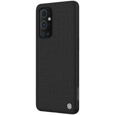 OnePlus 9 Pro „Nillkin“ Textured Case juodas dėklas - nugarėlė | Priedai.lt