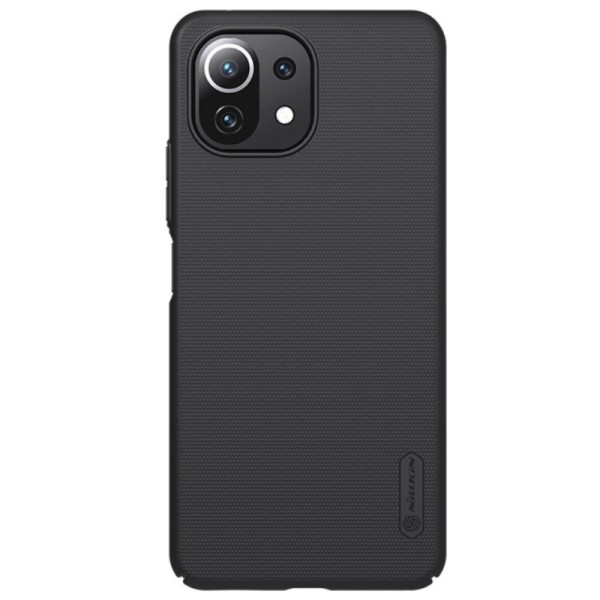„Nillkin“ Frosted Shield dėklas - juodas (Mi 11 Lite / Mi 11 Lite NE)