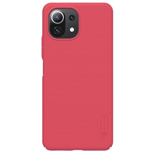 „Nillkin“ Frosted Shield dėklas - raudonas (Mi 11 Lite / Mi 11 Lite NE)