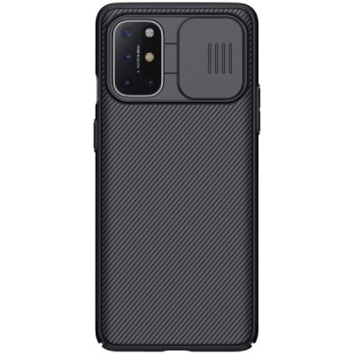 OnePlus 8T Nillkin CamShield juodas dėklas, nugarėlė su kameros apsauga | Priedai.lt
