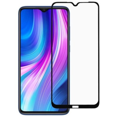 Xiaomi Redmi Note 8, Redmi Note 8 2021 „Rurihai“ 9H Tempered Glass sustiprintos apsaugos juodas pilnai dengiantis apsauginis ekr