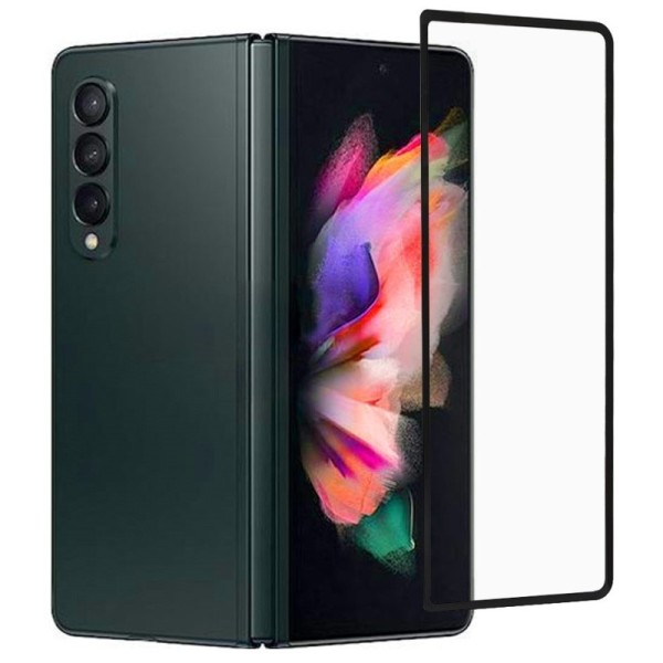 „Rurihai“ Tempered Glass apsauginis ekrano stiklas 0.26 mm - juodas (Galaxy Z Fold3)