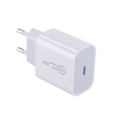 „PD“ Quick Charger 20W įkroviklis - baltas | Priedai.lt