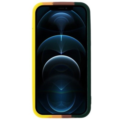 Apple iPhone 12 Pro Max „Popit“ Bubble minkšto silikono TPU tamsiai žalias dėklas - nugarėlė | Priedai.lt