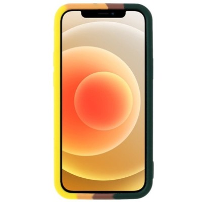 Apple iPhone 12 (12 Pro) „Popit“ Bubble minkšto silikono TPU tamsiai žalias dėklas - nugarėlė | Priedai.lt
