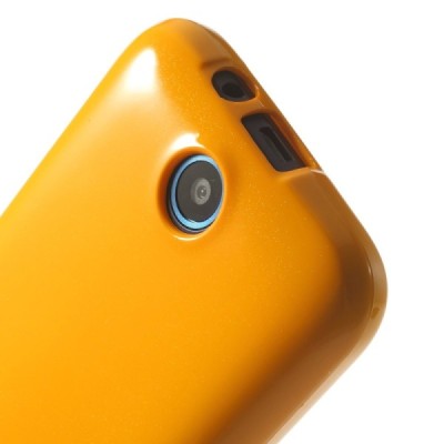 Mercury geltonas HTC Desire 310 kieto silikono (TPU) dėklas / Priedai.lt