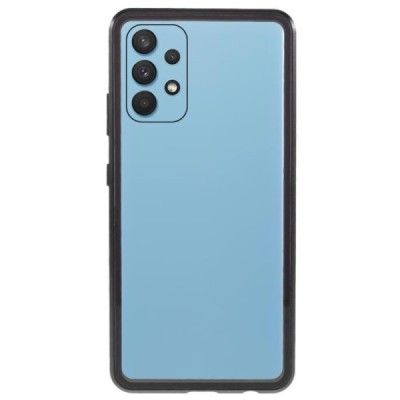 Samsung Galaxy A32 4G (A325F) Frame skaidrus (permatomas) magnetinis dvigubas plastikinis dėklas | Priedai.lt