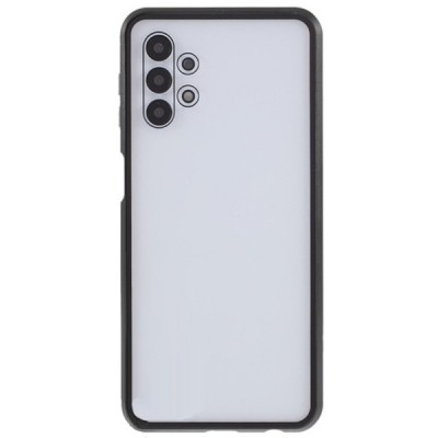 Samsung Galaxy A32 5G Frame skaidrus (permatomas) magnetinis dvigubas plastikinis dėklas | Priedai.lt