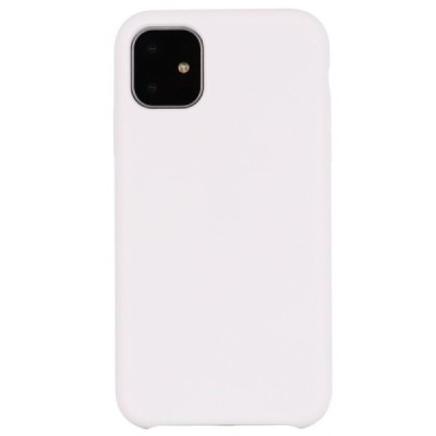Apple iPhone 11 kieto silikono TPU baltas dėklas - nugarėlė | Priedai.lt