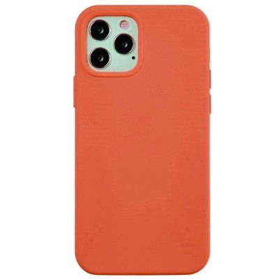 Apple iPhone 12 (12 Pro) kieto silikono TPU oranžinis dėklas - nugarėlė | Priedai.lt