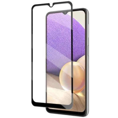 Samsung Galaxy A32 4G (A325F) „Mocolo“ 9H 2.5D Tempered Glass sustiprintos apsaugos juodas pilnai dengiantis apsauginis ekrano s