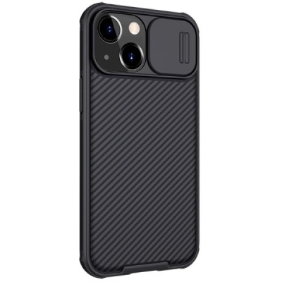 Apple iPhone 13 Mini „Nillkin“ CamShield juodas dėklas, nugarėlė su kameros apsauga | Priedai.lt
