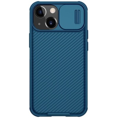 Apple iPhone 13 Mini „Nillkin“ CamShield mėlynas dėklas, nugarėlė su kameros apsauga | Priedai.lt