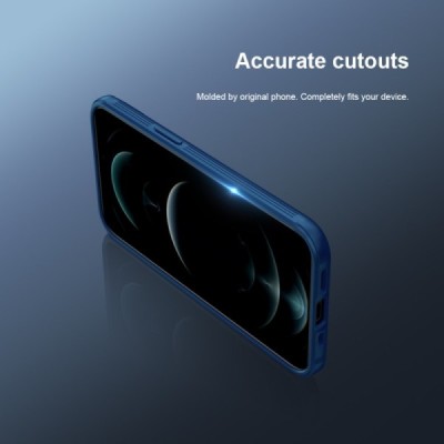 Apple iPhone 13 „Nillkin“ CamShield mėlynas dėklas, nugarėlė su kameros apsauga | Priedai.lt
