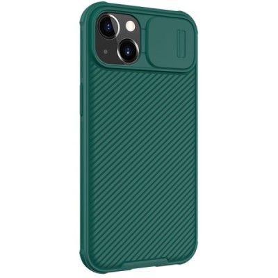 Apple iPhone 13 „Nillkin“ CamShield žalias dėklas, nugarėlė su kameros apsauga | Priedai.lt