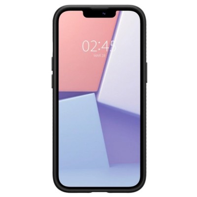 „Spigen“ Liquid Air Apple iPhone 13 juodas kieto silikono dėklas | Priedai.lt
