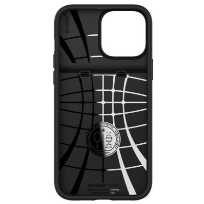 „Spigen“ Slim Armor CS Apple iPhone 13 Pro Max juodas kieto silikono dėklas | Priedai.lt
