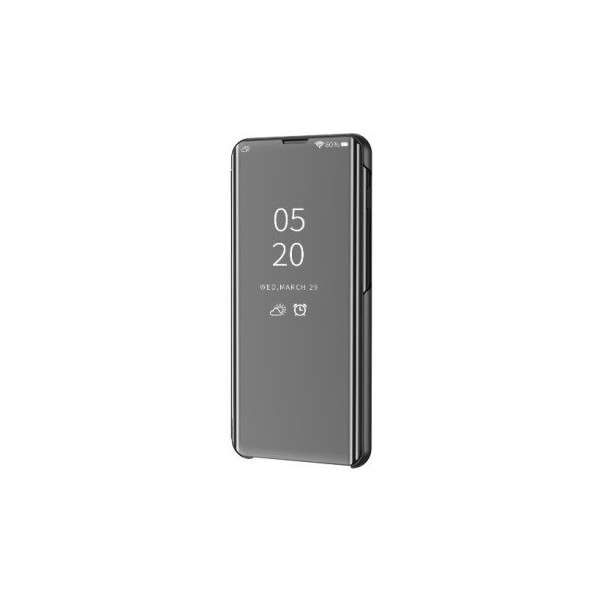 Plastikinis atverčiamas dėklas - juodas (Galaxy A6 2018)